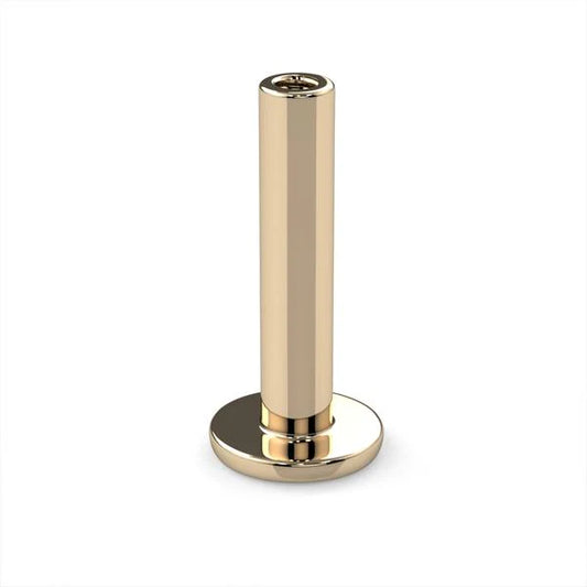 3mm Flat Back Post 14k Yellow Gold (Push Ins)