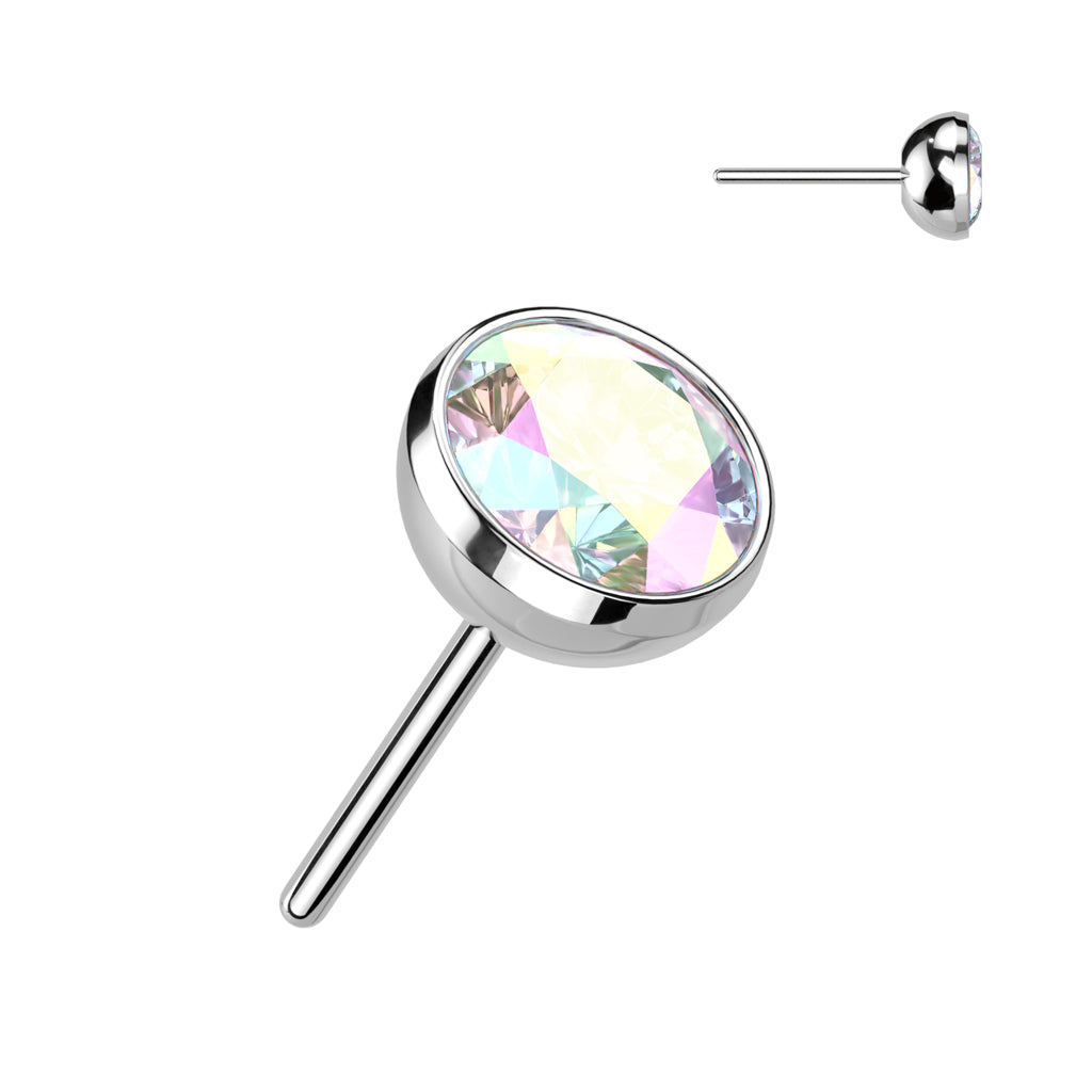 Bezel Set CZ Gems