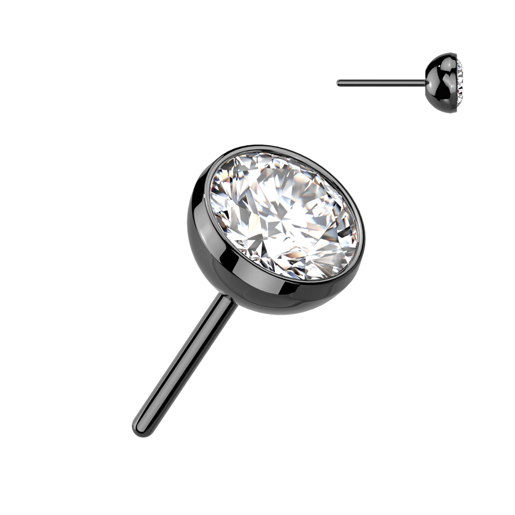 Bezel Set CZ Gems