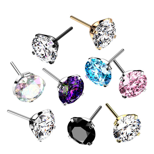 Prong Set CZ Gems