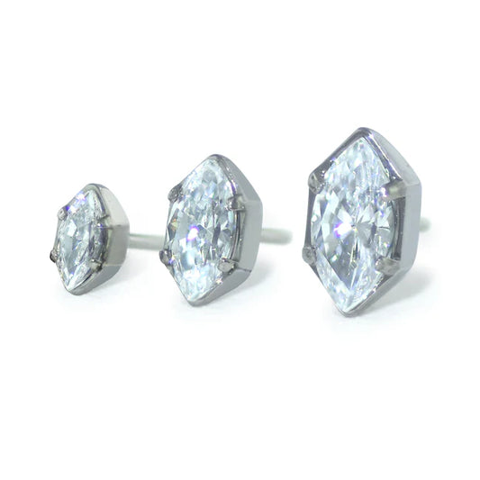 Marque Cut Prong Set Gems