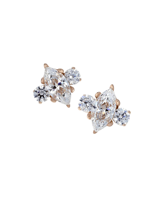 Marquise End with Side Accents
